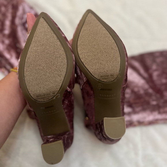 💓 Bamboo Thigh High Velvet Corset Boots - Picture 7 of 7